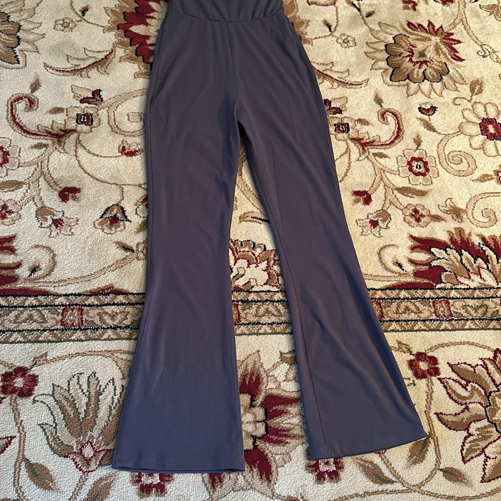 Women's Gray Jumpsuit - Picture 3 of 8